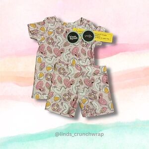 Dream Big Little Bamboo Short Set NWT